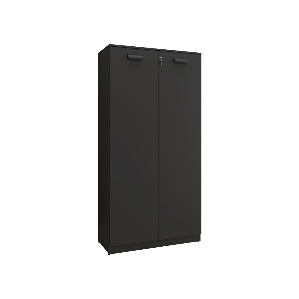 Armário Alto com 2 Portas Fechado para Escritório - Platina
