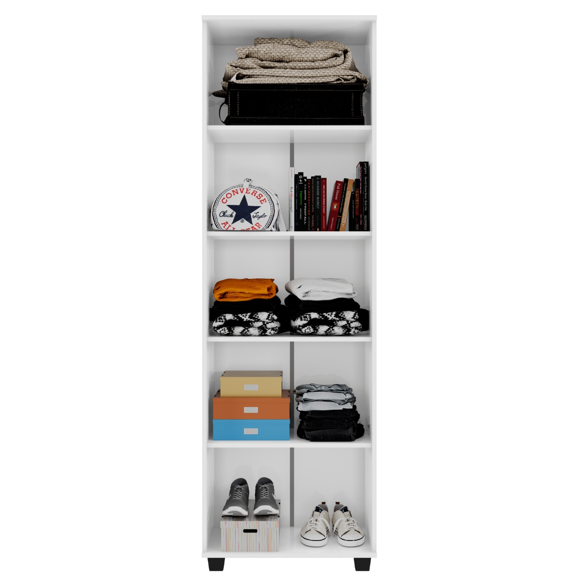 Armário Multiuso com 2 Portas Floriano Branco
