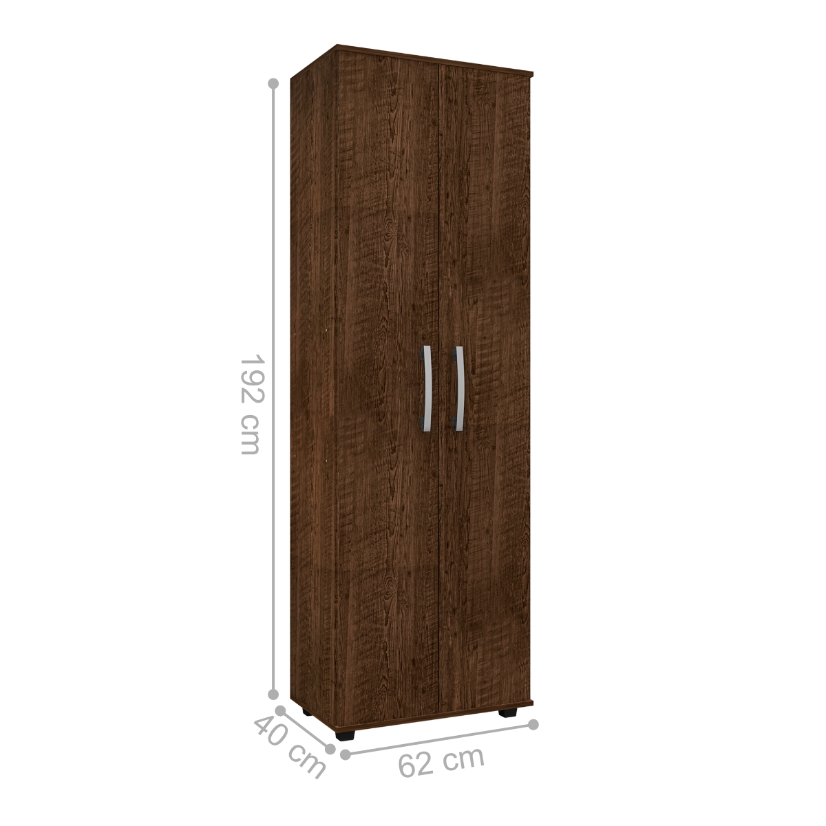 Armário Multiuso com 2 Portas Floriano Malbec