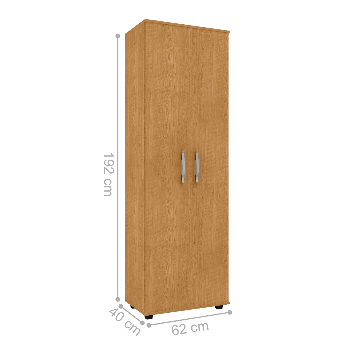 Armário Multiuso com 2 Portas Floriano Naturalle