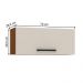 Armário Refrigerador 700 Ametista Nogueira Off White