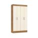 Armário Sapateira 4 Portas Parma Amêndola Off White