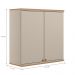 Armario Aereo 2 Portas Berlim Jequitiba Off White