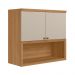 Armario Aereo 2 Portas Gramado Jequitiba Off White