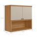 Armario Aereo 2 Portas Los Angeles Jequitiba Off White
