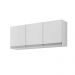 Armario Aereo California 3pts 1,20m  branco  