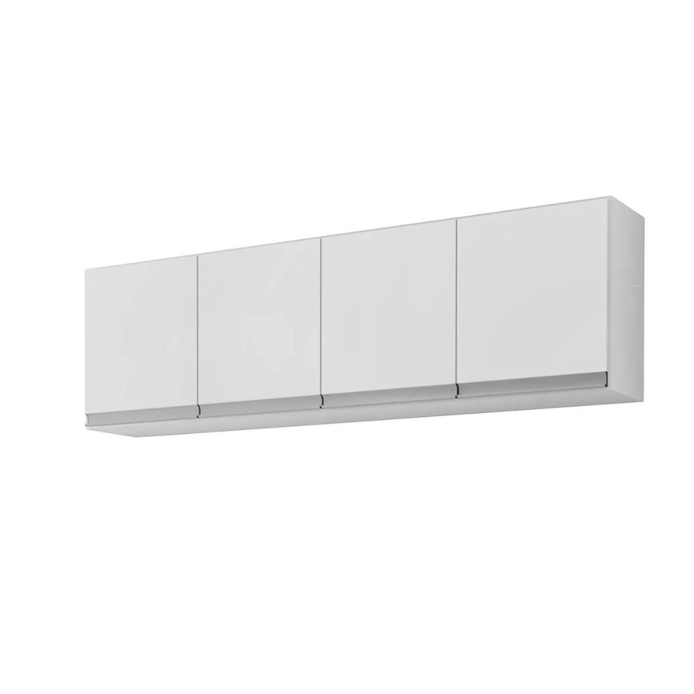 Armario Aereo California 4pts 1,60m  branco  