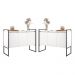 Armario Industrial 3 Portas Balso Conjunto 2 Peças - Branco
