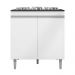 Balcão de Cozinha 2 Portas Cambrigde Branco