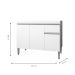 Balcão de Cozinha 2 portas Oxford branco  