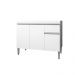 Balcão de Cozinha 2 portas Oxford branco  