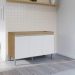 Balcão de Cozinha 3 Portas Northampton amendoa branco  