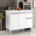 Balcão de Cozinha 3 portas Oxford branco  