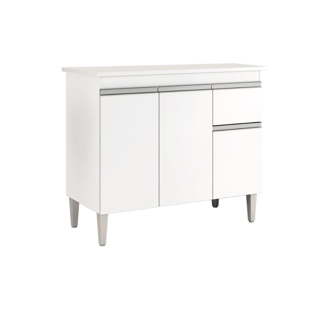 Balcão de Cozinha 3 portas Oxford branco  