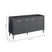 Balcão de Cozinha 4 Portas 1.5 Exeter Cinza Fosco
