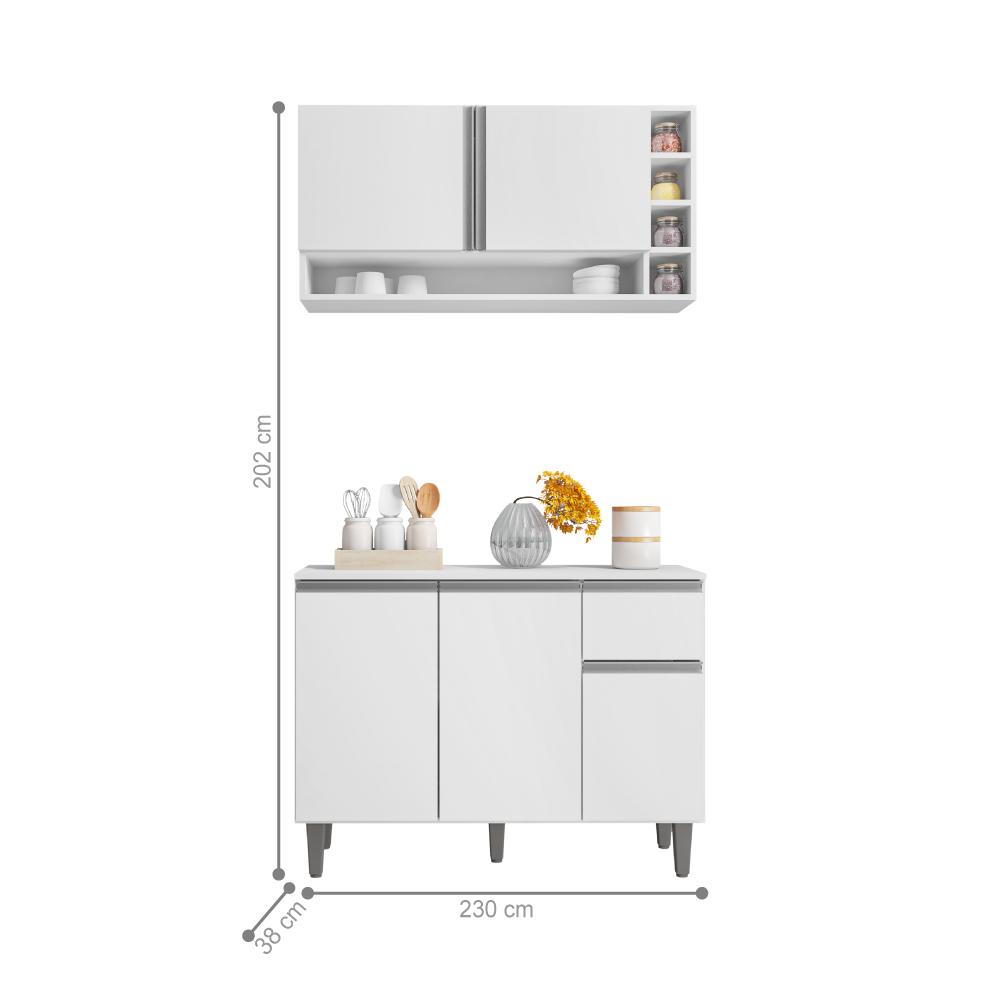 Balcão e Aéreo Miami Branco