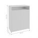 Bancada 2 Portas Carrara Branco