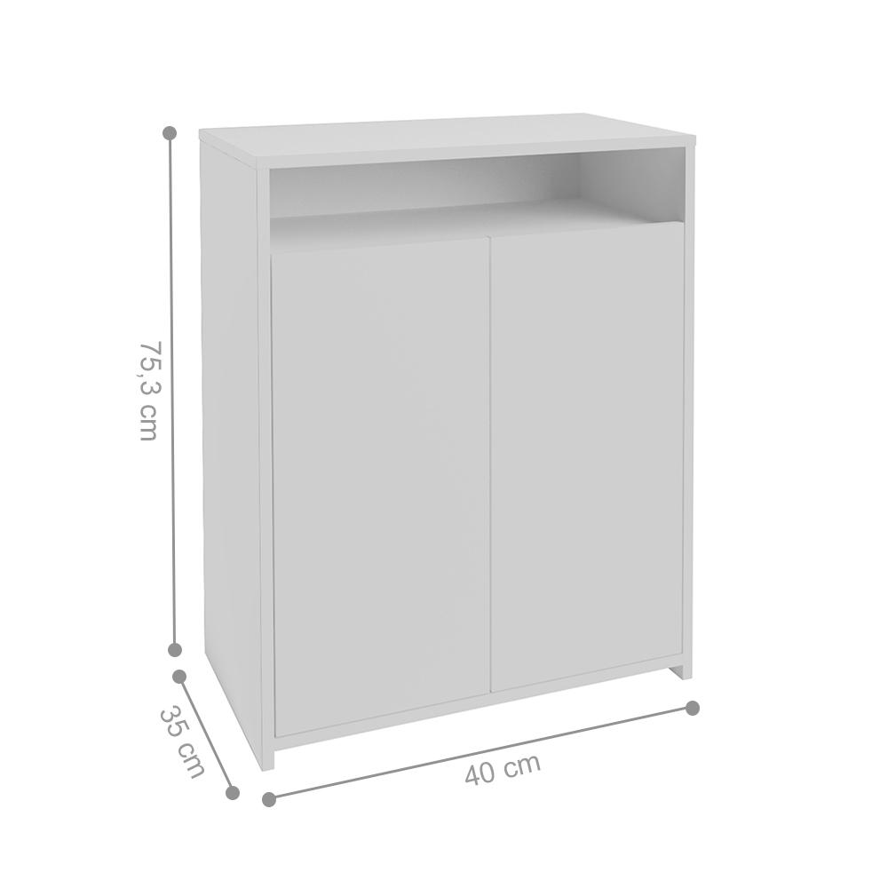 Bancada 2 Portas Carrara Branco