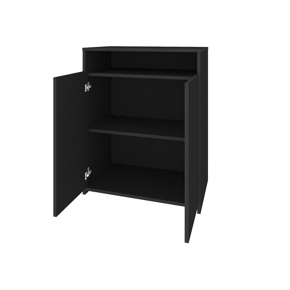 Bancada 2 Portas Carrara Preto