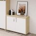 Bancada 2 Portas Islington Carvalho Branco