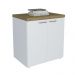 Bancada 2 Portas Portsmouth Olmo Branco