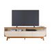 Bancada Para TV 75 Polegadas Orion Cinamomo Off White