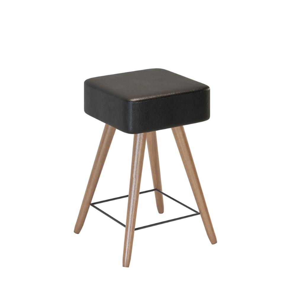 Banco Banqueta Aço Maldivas Preto