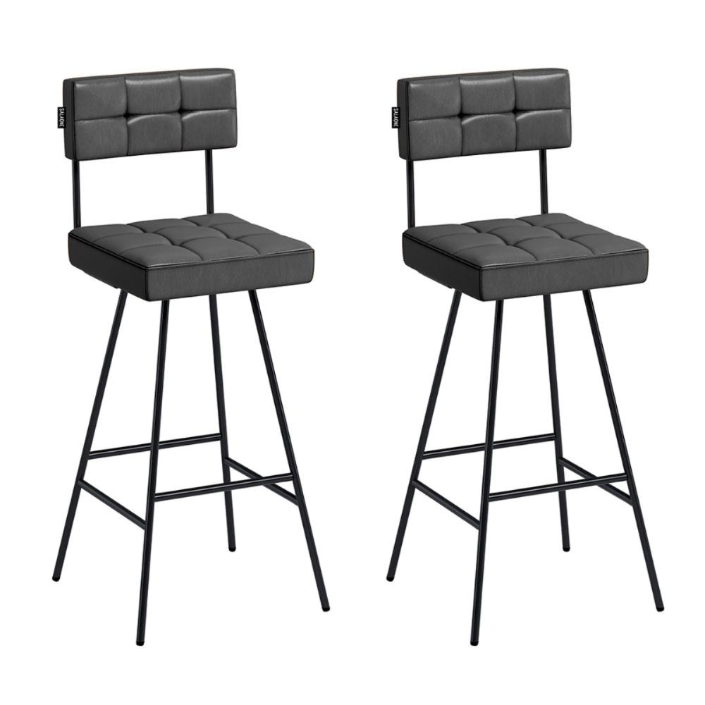 Banquetas Estofada Nova Aurora Preto