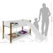 Beliche com Escorregador Montessori  Nala Branco Mel