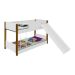 Beliche com Escorregador Montessori  Nala Branco Mel