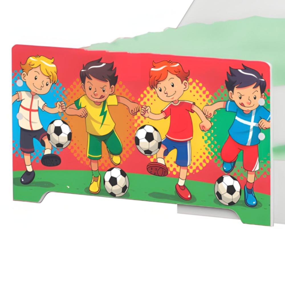 Bicama Infantil Adesivado Futebol Meninos Rosa