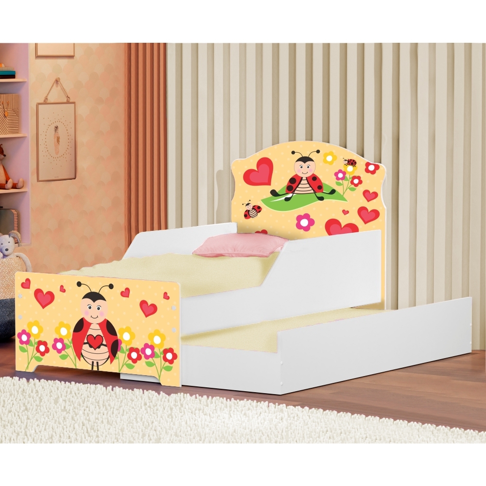 Bicama Infantil Uly Joaninha com Colchões