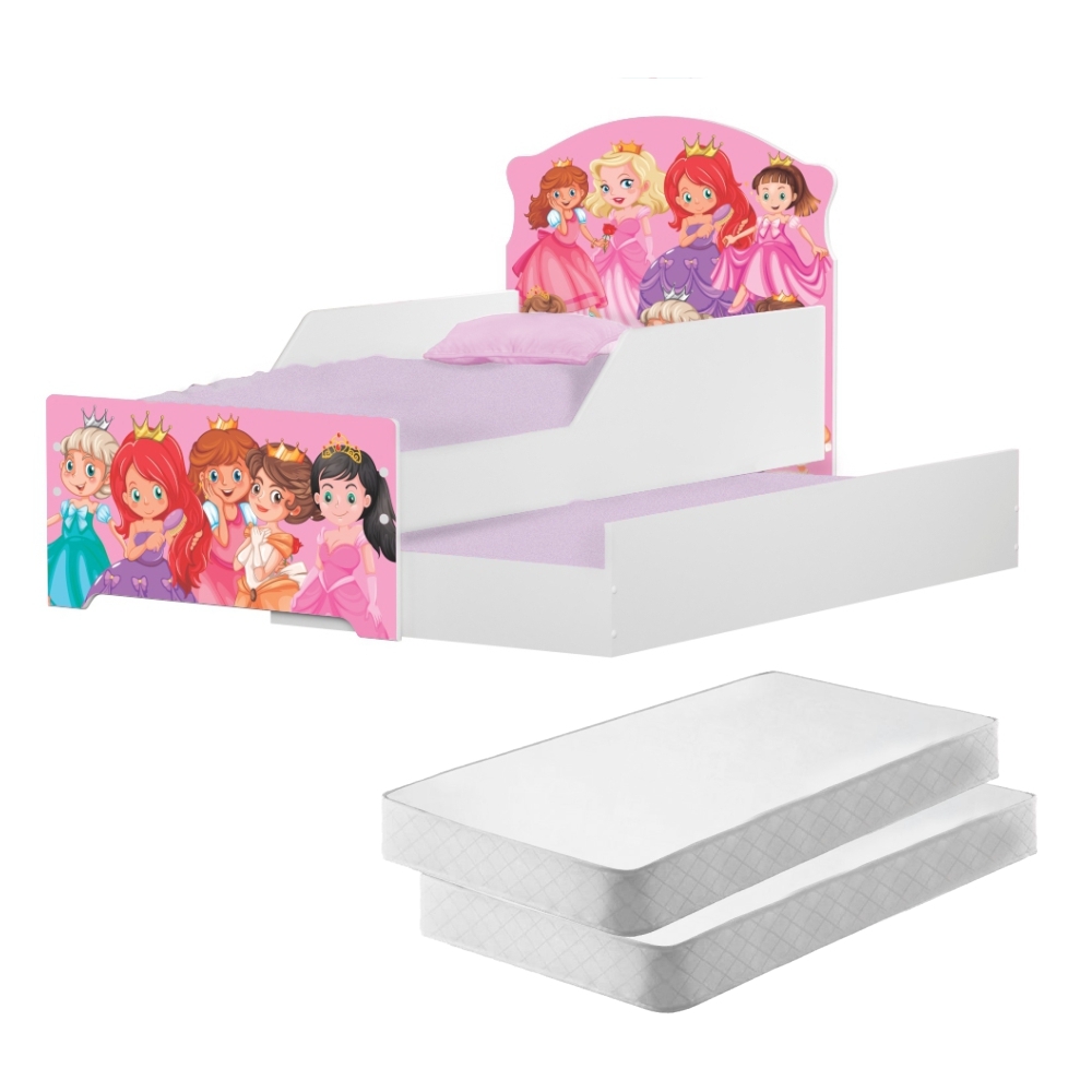 Bicama Infantil Uly Princesas com Colchões