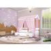 Bicama Montessori Exclusiv com Colchão e Voal Rosa