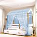 Bicama Solteiro Montessoriana infantil Casinha - Azul