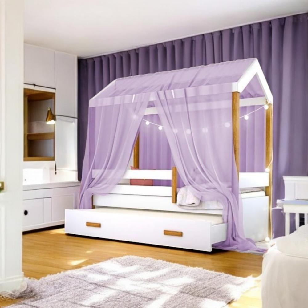Bicama Solteiro Montessoriana infantil Casinha - Roxo