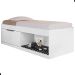Box Solteiro 2 Prateleiras Flórida Com Kit Pet e Colchão Branco
