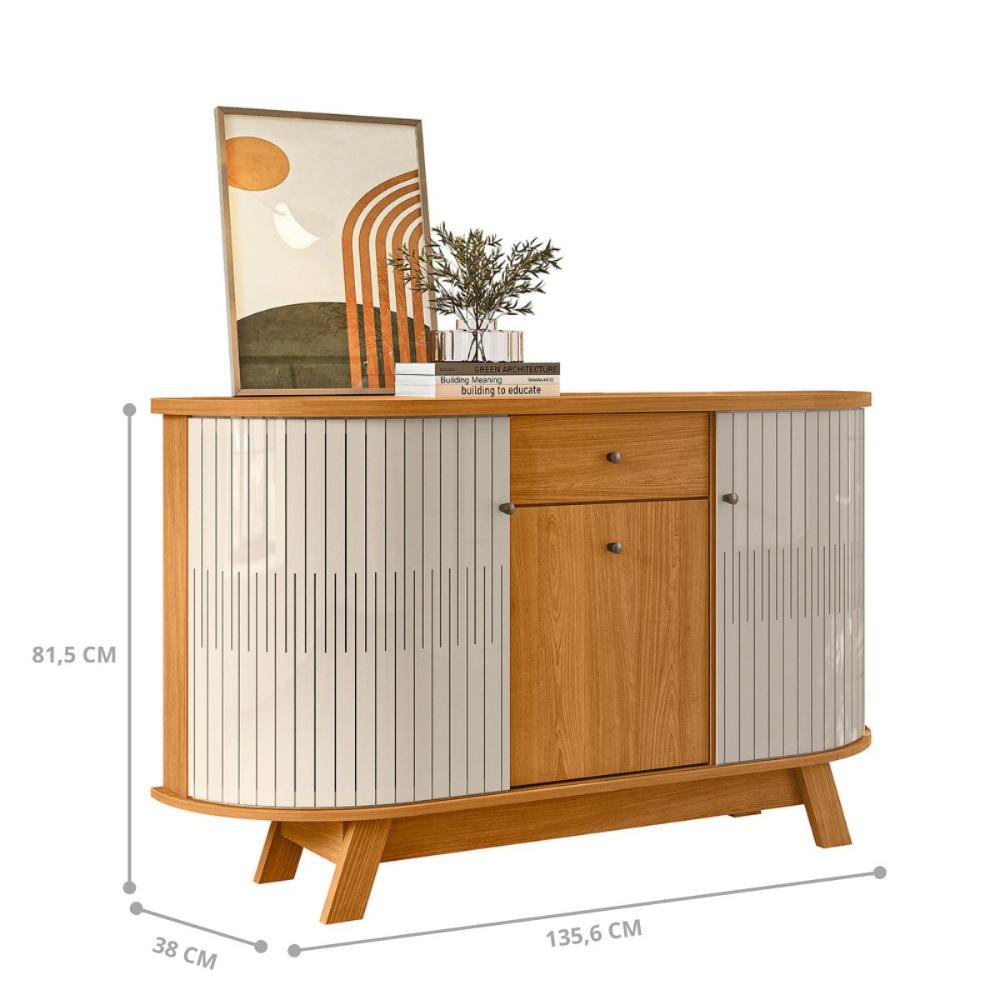 Buffet 3 Portas Johnnie Walker Cinamomo Off White