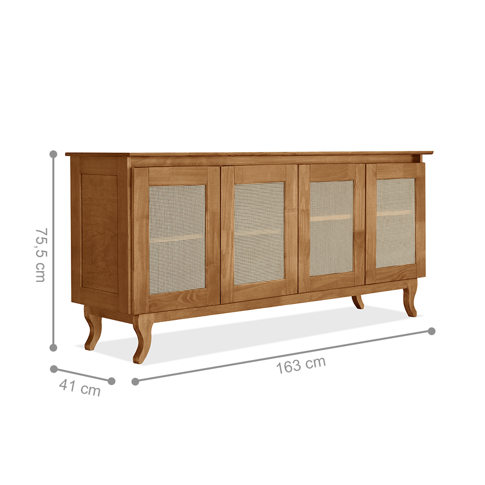 Buffet Aparador 4 Portas Brighton Imbuia