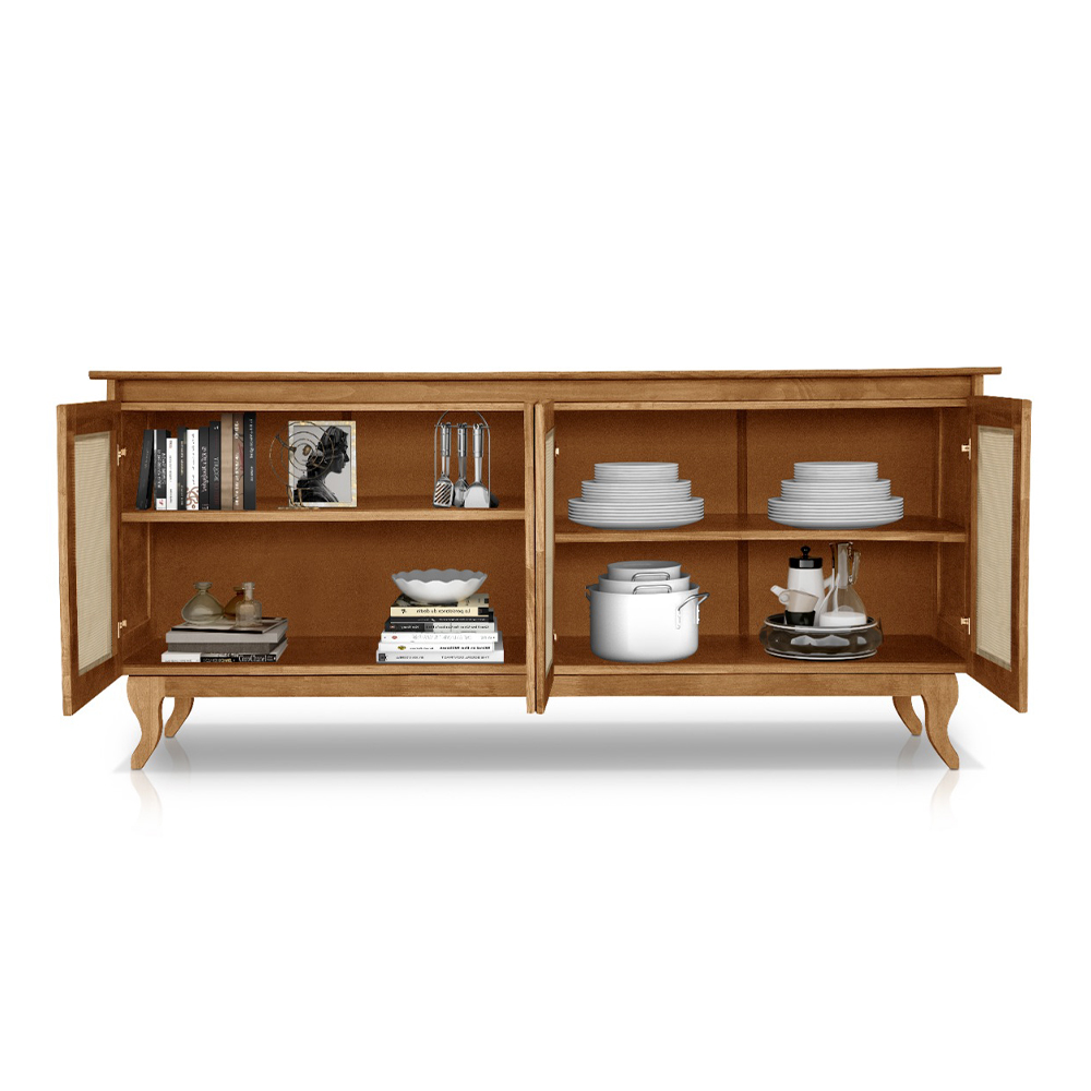 Buffet Aparador 4 Portas Brighton Imbuia