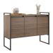 Buffet Aparador Industrial 3 Portas para Sala de Jantar