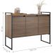 Buffet Aparador Industrial 3 Portas para Sala de Jantar
