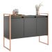 Buffet Aparador Industrial 3 Portas para Sala de Jantar