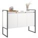 Buffet Aparador Industrial 3 Portas para Sala de Jantar