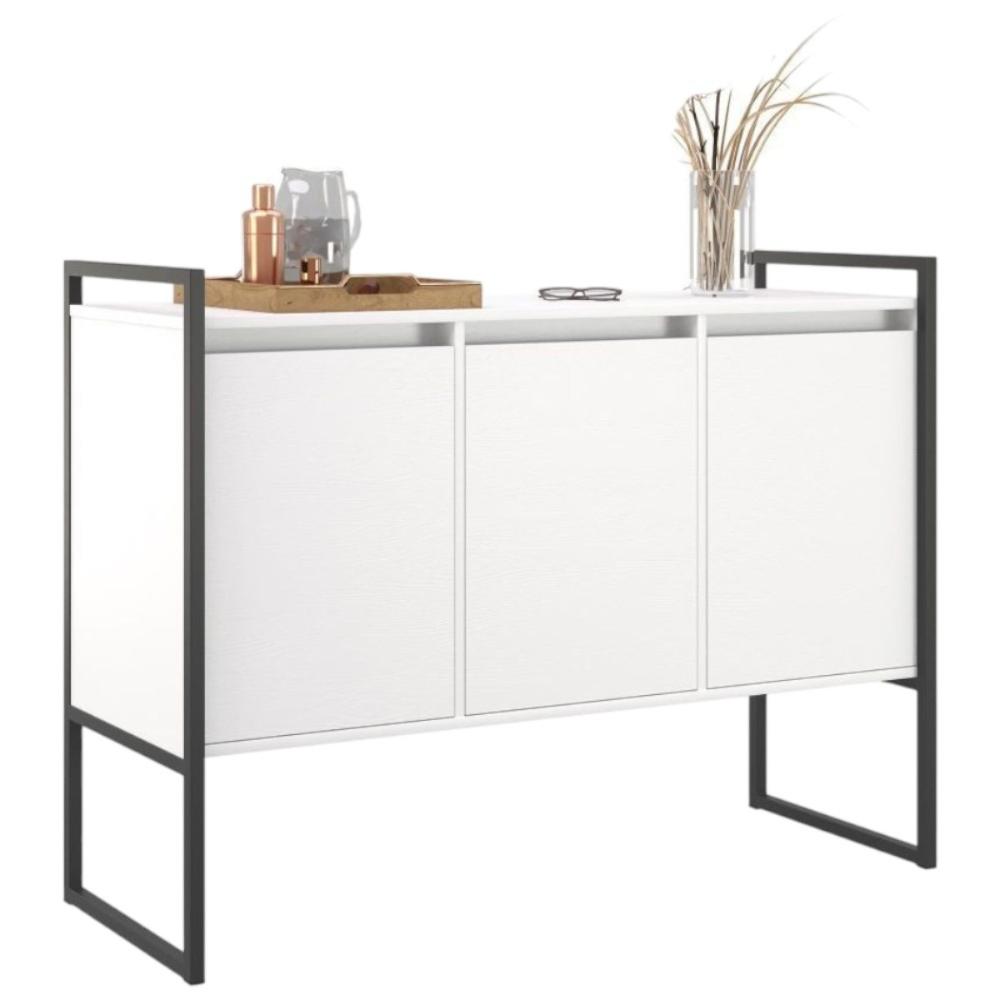 Buffet Aparador Industrial 3 Portas para Sala de Jantar
