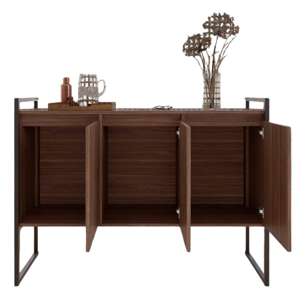 Buffet Aparador Industrial 3 Portas para Sala de Jantar
