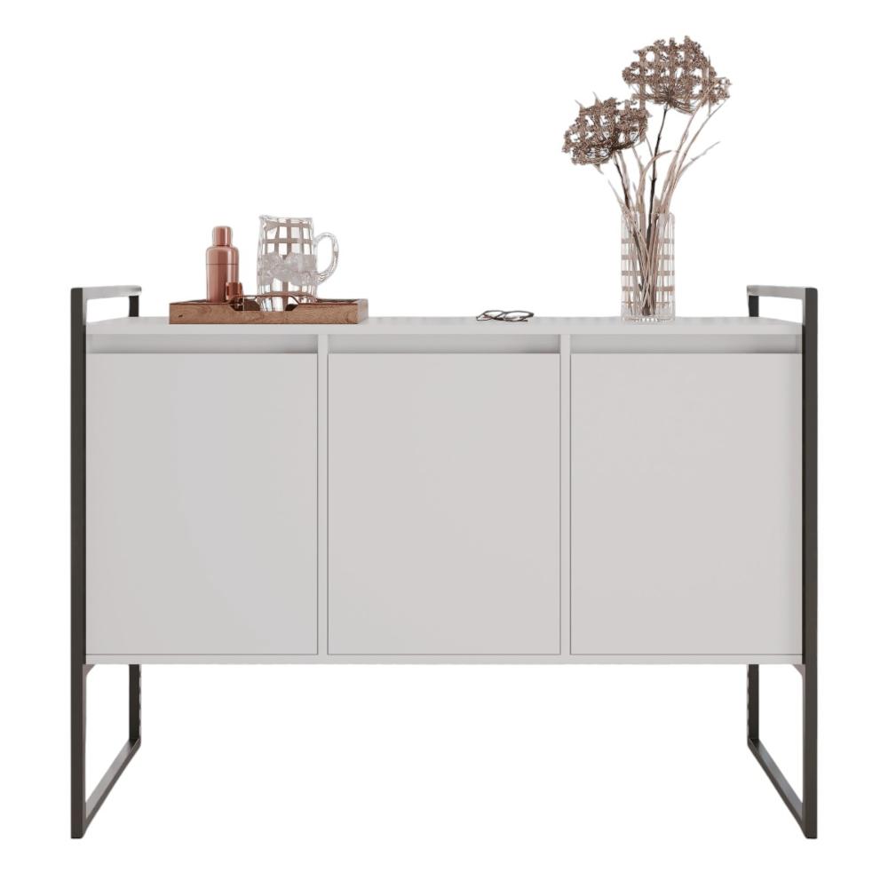 Buffet Aparador Industrial 3 Portas para Sala de Jantar