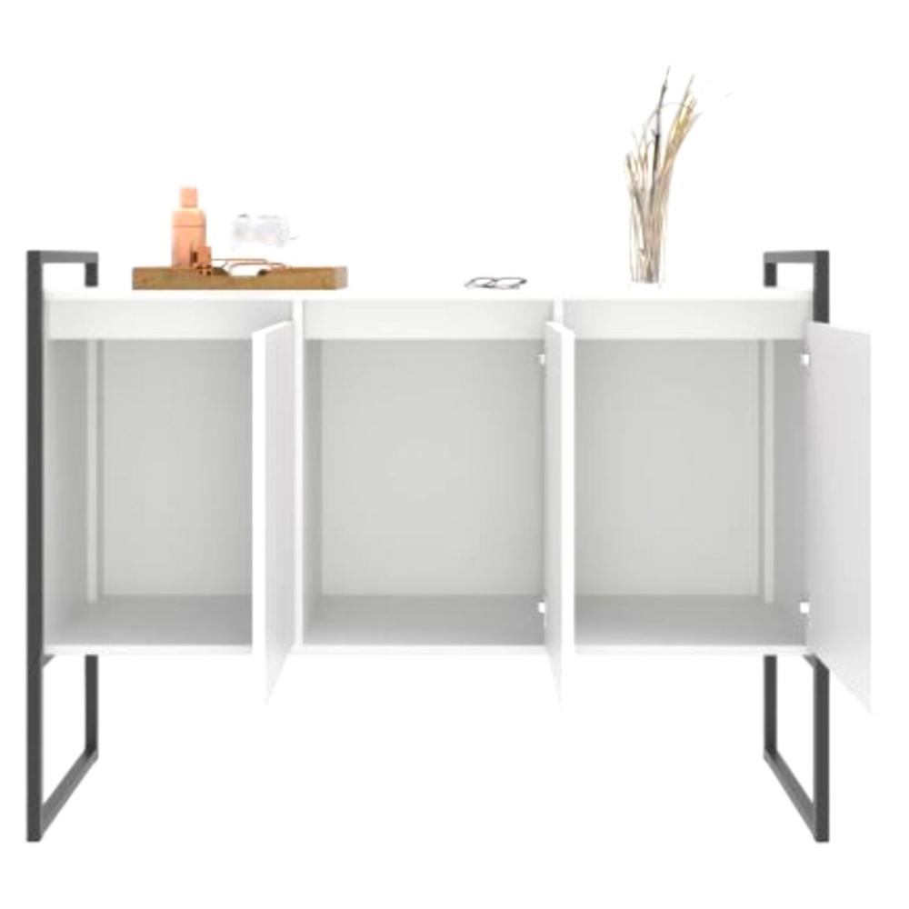 Buffet Aparador Industrial 3 Portas para Sala de Jantar