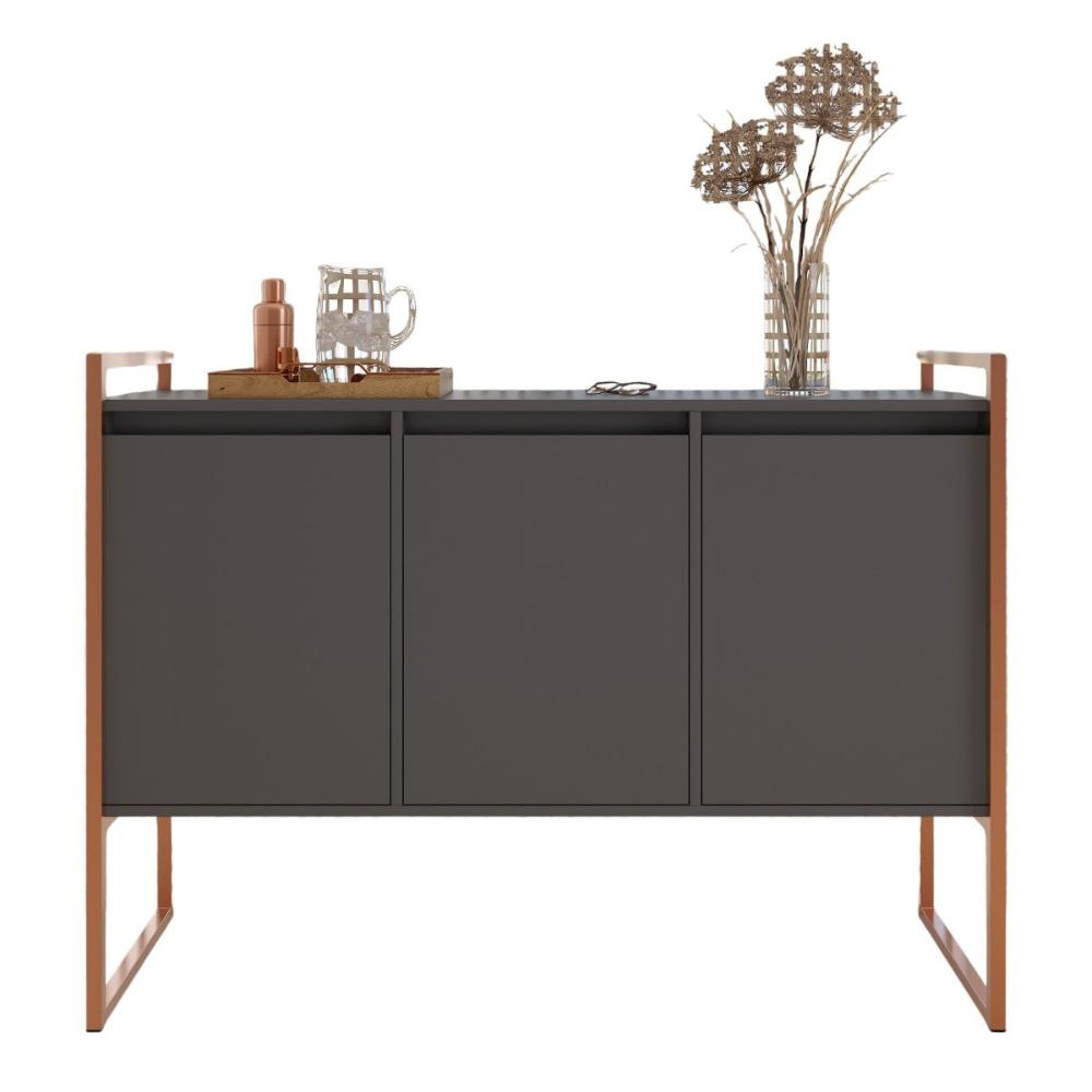 Buffet Aparador Industrial 3 Portas para Sala de Jantar