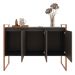 Buffet Aparador Industrial 3 Portas para Sala de Jantar